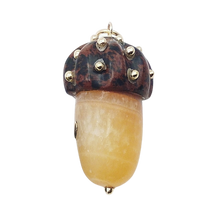 Load image into Gallery viewer, Carved Stone Acorn Pendants