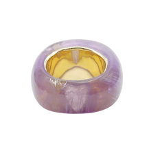 Load image into Gallery viewer, Carved Amethyst Ring