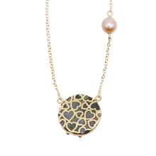 Load image into Gallery viewer, Carved Stone Planet Necklace