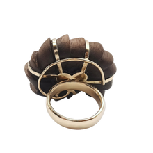 Load image into Gallery viewer, Chestnut Ammonite Ring
