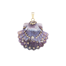Load image into Gallery viewer, Carved Amethyst Shell