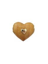 Load image into Gallery viewer, Bamboo Threaded Heart