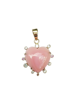 Load image into Gallery viewer, Carved Conch Shell Heart Halo 2