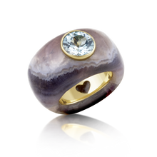 Load image into Gallery viewer, Carved Stone Ring
