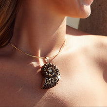 Load image into Gallery viewer, Carved Walnut Ammonite