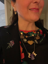 Load image into Gallery viewer, Amethyst Ebony Bean Bead