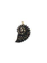 Load image into Gallery viewer, Carved Ebony Ammonite