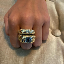 Load image into Gallery viewer, Aquamarine Heart Ring