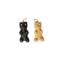 Load image into Gallery viewer, Carved Wood Gummy Bear Pendant