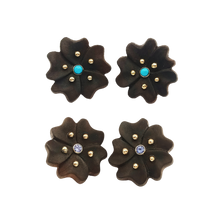 Load image into Gallery viewer, Chestnut Flower Earrings
