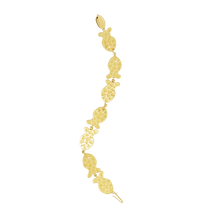 Load image into Gallery viewer, Large Gold Fish Bracelet