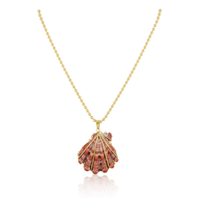 Load image into Gallery viewer, Pink Lion’s Paw Pendant