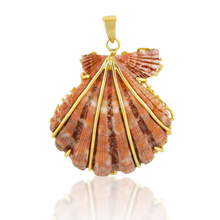 Load image into Gallery viewer, Orange Lion’s Paw Pendant