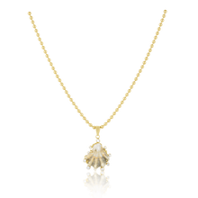 Load image into Gallery viewer, White Kitten Paw Halo Pendant