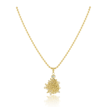 Load image into Gallery viewer, White Kitten Paw Halo Pendant