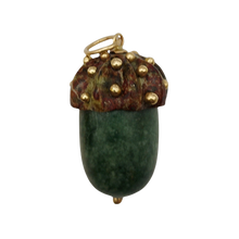 Load image into Gallery viewer, Carved Stone Acorn Pendants