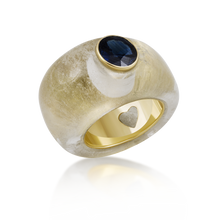 Load image into Gallery viewer, Carved Stone Ring