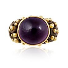 Load image into Gallery viewer, Wooden Amethyst Ring