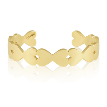 Load image into Gallery viewer, Heart Cuff Bracelet