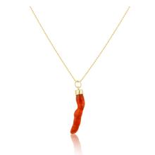 Load image into Gallery viewer, Red Apple Coral Pendant