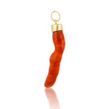 Load image into Gallery viewer, Red Apple Coral Pendant