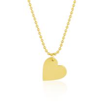 Load image into Gallery viewer, 14k Gold Floating Heart Charm