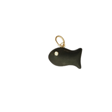 Load image into Gallery viewer, Ebony Fish Pendant