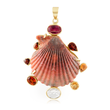 Load image into Gallery viewer, Orange Shell Sunset Halo