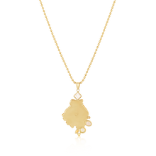 Load image into Gallery viewer, Barnacle Yellow Lion’s Paw Pendant