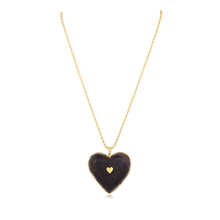 Load image into Gallery viewer, Carved Ebony Heart