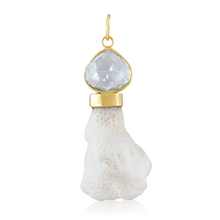 Load image into Gallery viewer, Teardrop Aquamarine Coral