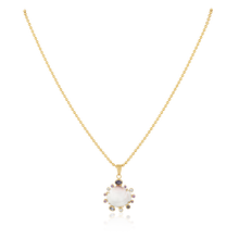 Load image into Gallery viewer, White Shell with Purple Halo