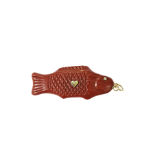 Load image into Gallery viewer, Jasper Swedish Fish Pendant