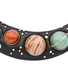 Load image into Gallery viewer, Stone Solar System Walnut Collar