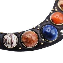 Load image into Gallery viewer, Stone Solar System Walnut Collar