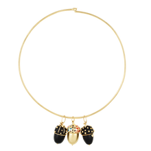 Load image into Gallery viewer, Ebony Acorn Pendants