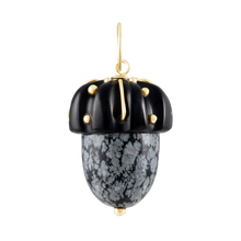 Load image into Gallery viewer, Carved Stone Acorn Pendants