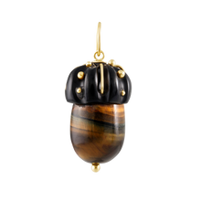 Load image into Gallery viewer, Carved Stone Acorn Pendants