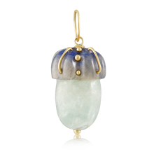 Load image into Gallery viewer, Carved Stone Acorn Pendants