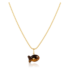 Load image into Gallery viewer, Carved Stone Fish Pendants