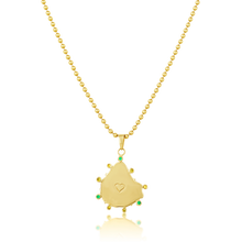 Load image into Gallery viewer, White Kitten Paw Green Halo