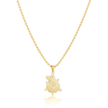 Load image into Gallery viewer, Orange/Brown Shell White Halo