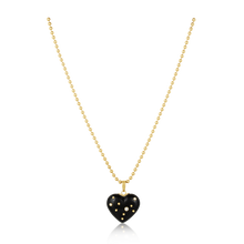 Load image into Gallery viewer, Carved Stone Studded Heart Pendants