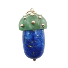 Load image into Gallery viewer, Carved Stone Acorn Pendants