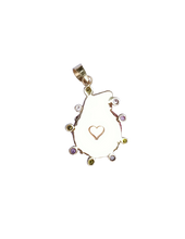 Load image into Gallery viewer, Orange/Purple Ombre Shell Halo