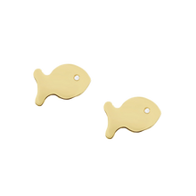 Load image into Gallery viewer, Diamond Eye Fish Studs