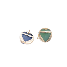 Load image into Gallery viewer, Earth + Saturn Earrings