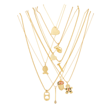 Load image into Gallery viewer, 14K Gold Screw Pendant