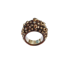 Load image into Gallery viewer, Carved Walnut Ring