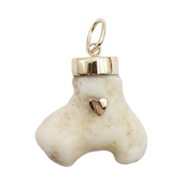 Load image into Gallery viewer, Coral with Purple Sapphire Pendant
